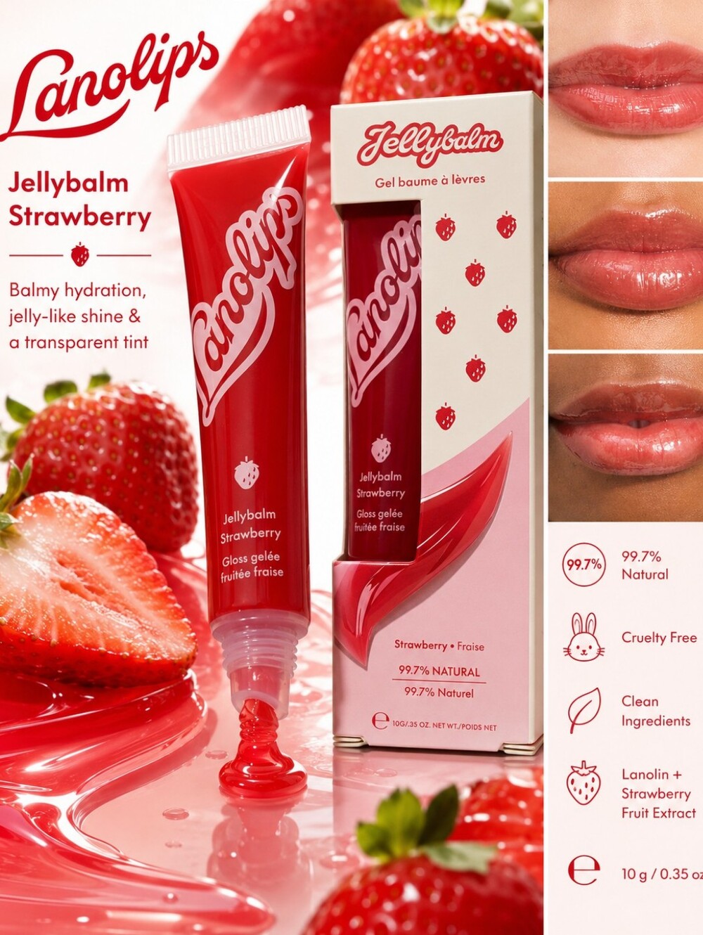 Lanolips Jellybalm – Strawberry